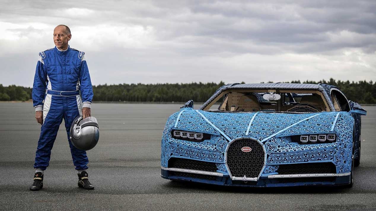 ¿Un Bugatti Chiron a 20km/h? Sí, ¡de Lego!
