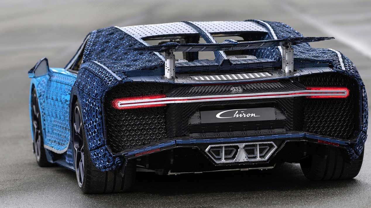 ¿Un Bugatti Chiron a 20km/h? Sí, ¡de Lego!