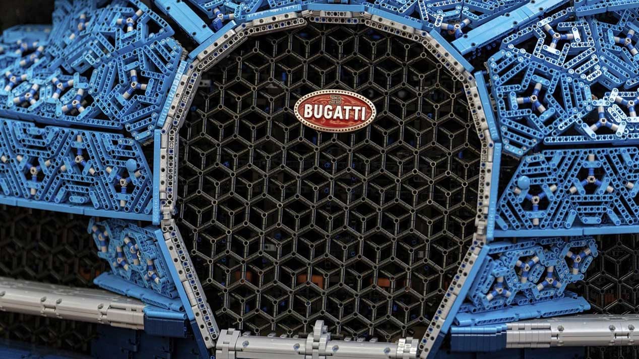 ¿Un Bugatti Chiron a 20km/h? Sí, ¡de Lego!