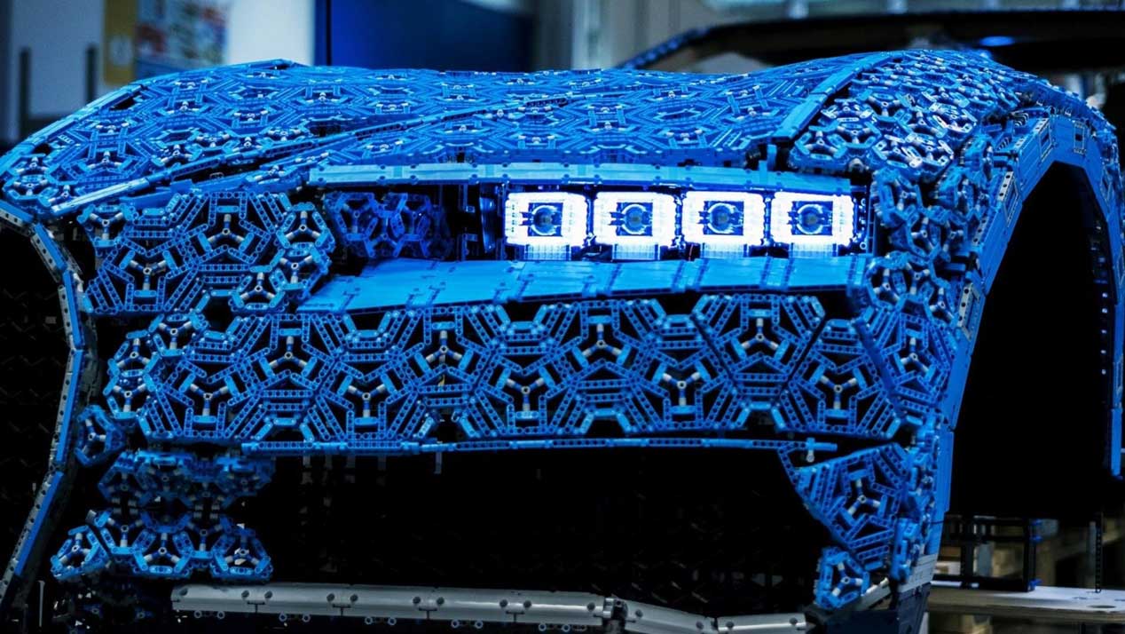 ¿Un Bugatti Chiron a 20km/h? Sí, ¡de Lego!