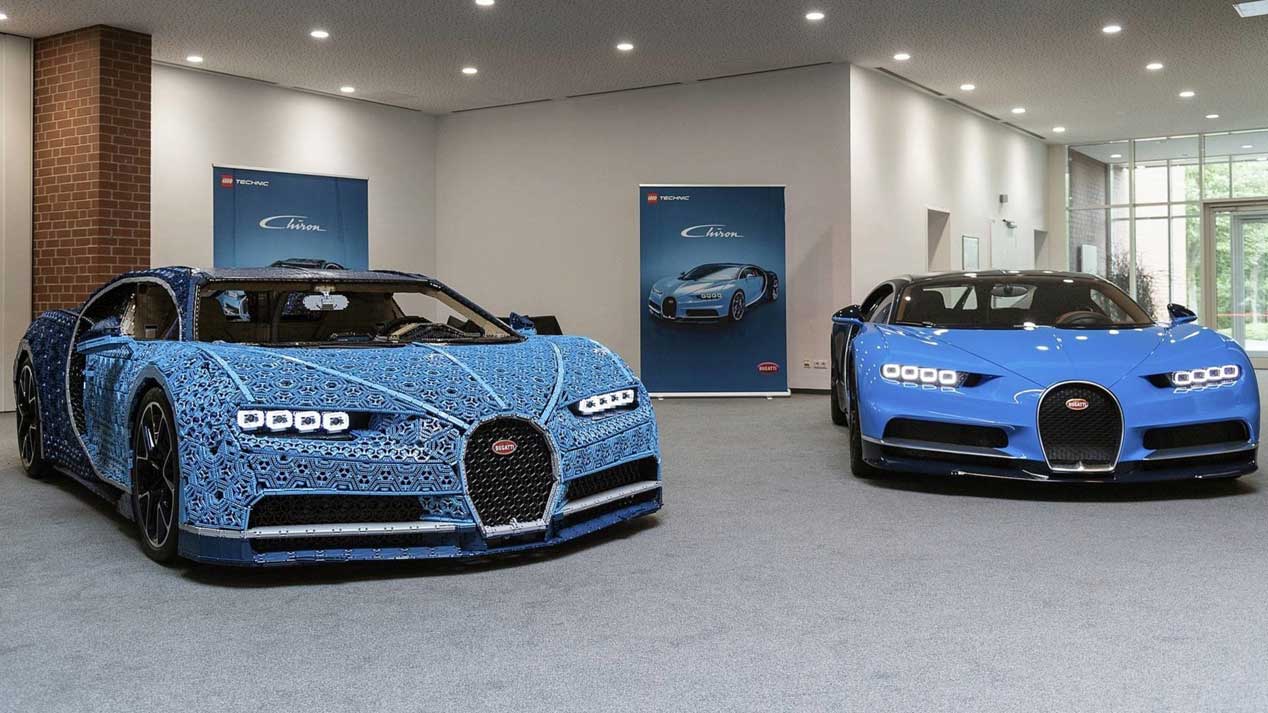 ¿Un Bugatti Chiron a 20km/h? Sí, ¡de Lego!