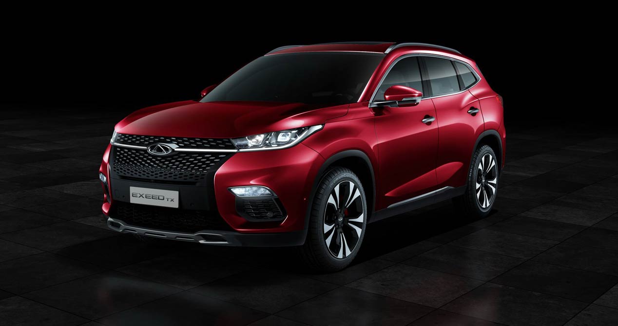 Chery Exeed TX, previsto para 2020 como mínimo