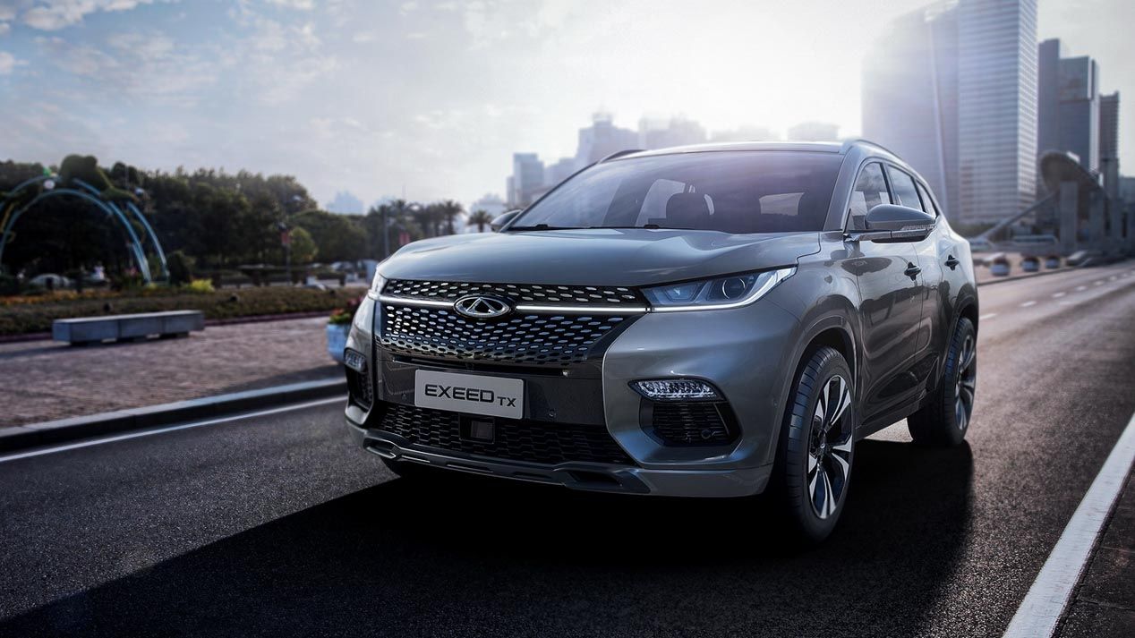 Chery Exeed TX, previsto para 2020 como mínimo