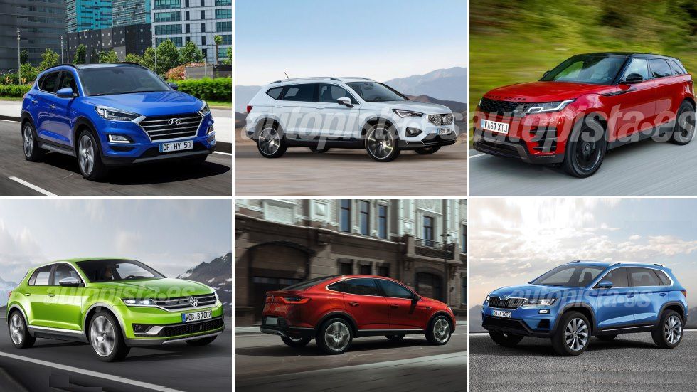 Todos los SUV que llegan hasta finales de 2018 y en 2019, por categorías