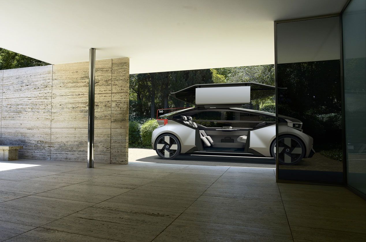 El Volvo 360c autónomo, en imágenes
