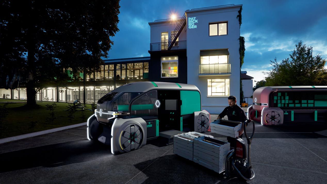 Renault EZ-Pro: las furgonetas de reparto del futuro