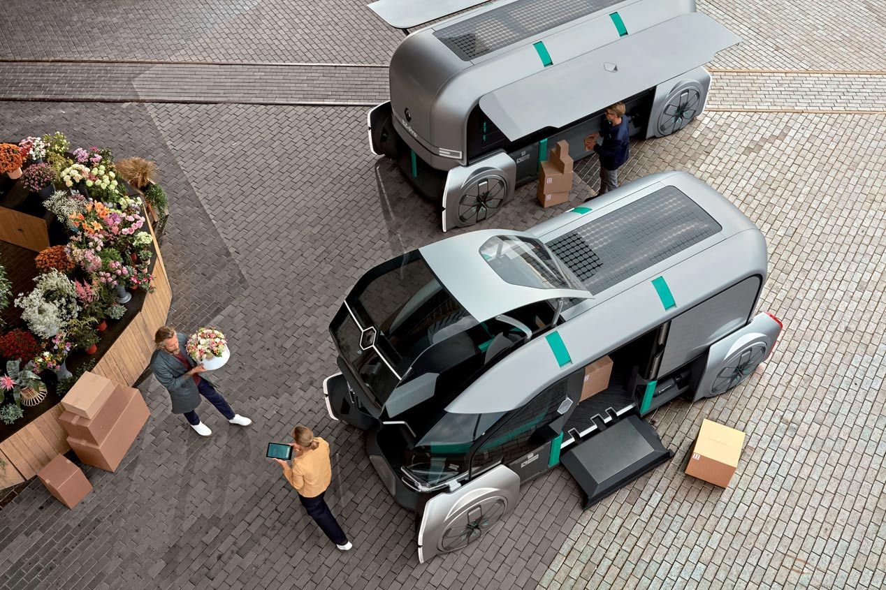 Renault EZ-Pro: las furgonetas de reparto del futuro