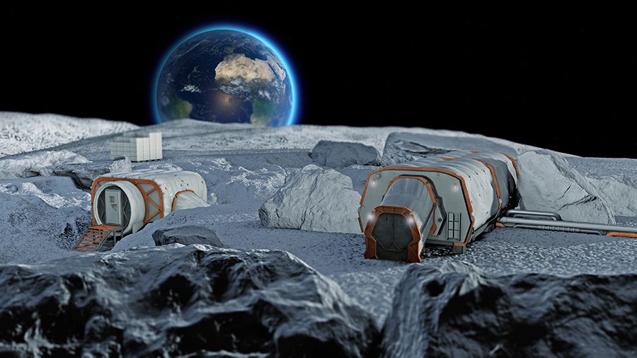 Construcciones con urea en la Luna