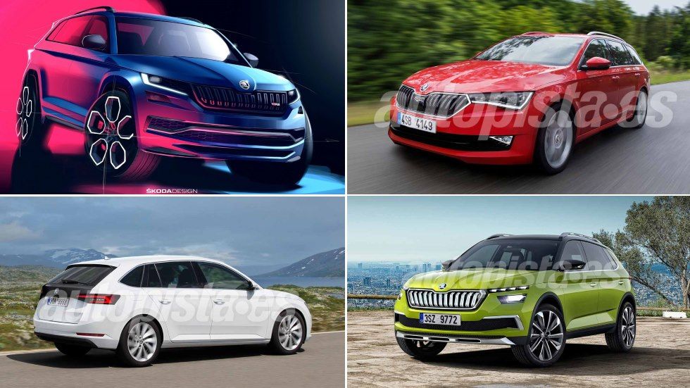 Las novedades de Skoda hasta 2020: Polar, Spaceback, Octavia y Kodiaq RS