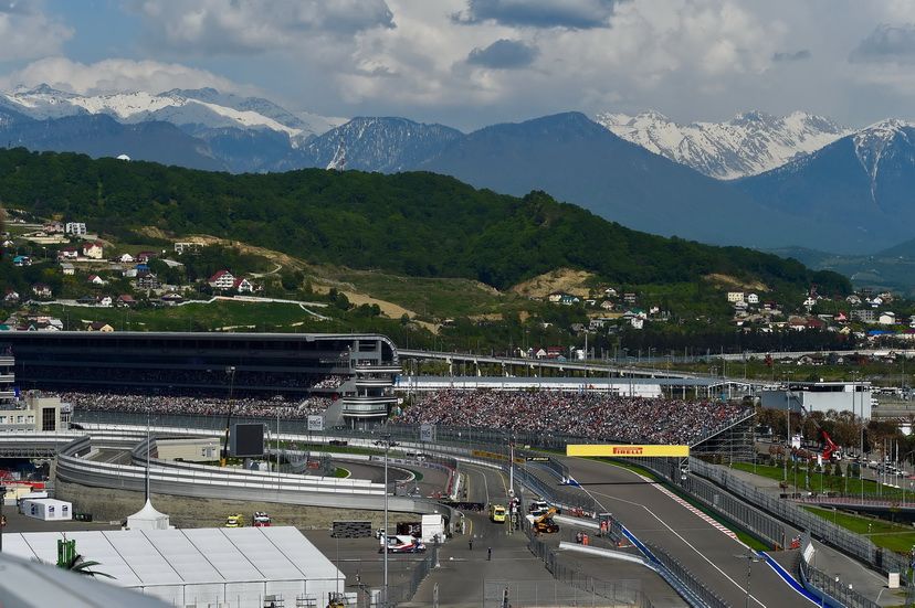 Vista general del circuito de Sochi