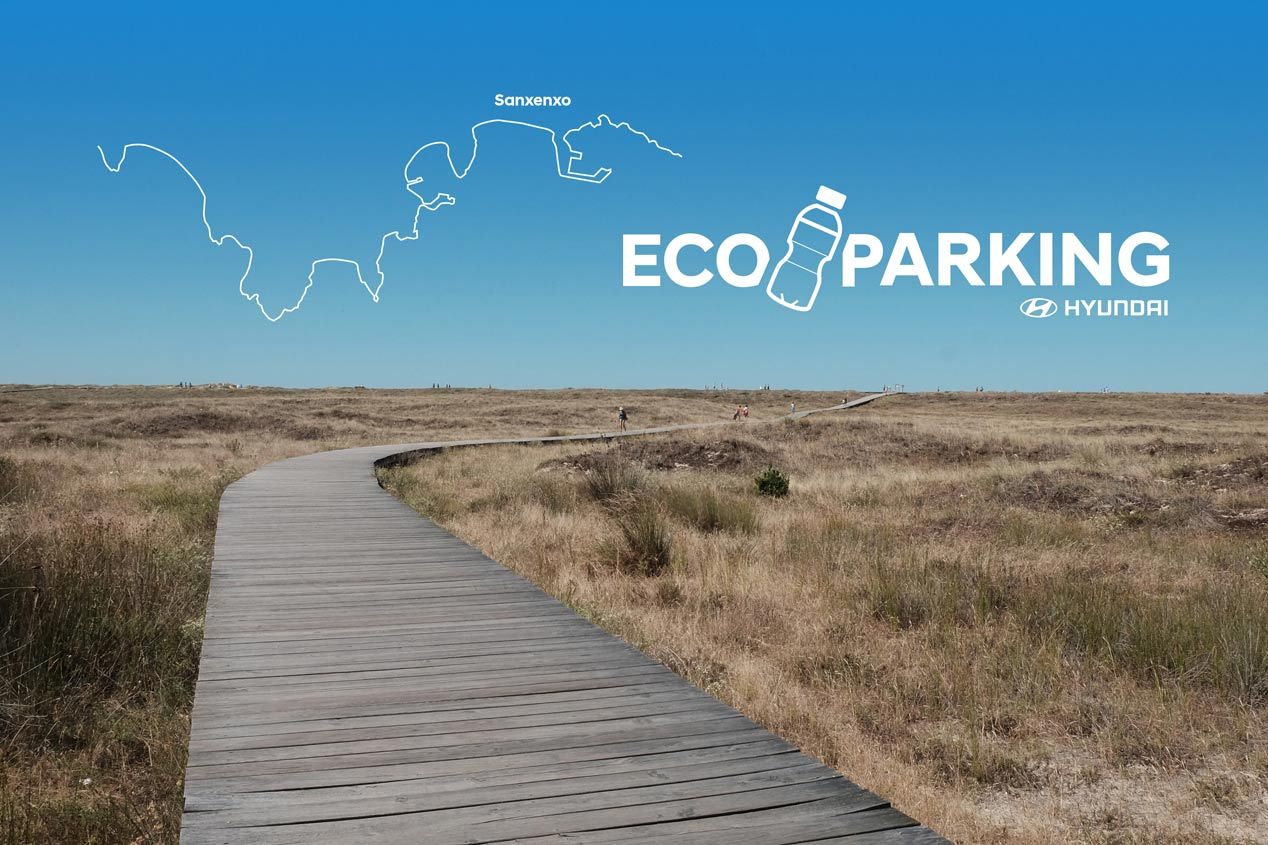 Hyundai crea un parking que se paga reciclando