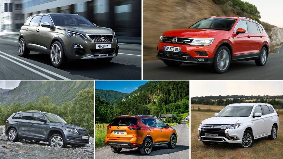 El mejor SUV grande, en cifras reales: 5008, Kodiaq, X-Trail, Tiguan Allspace…