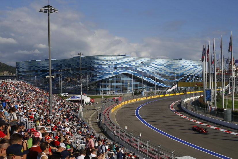 Vista general del circuito de Sochi