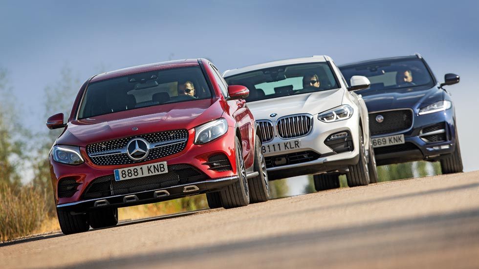BMW X4, Jaguar F-Pace y Mercedes GLC Coupé: ¿qué SUV Diesel es mejor?