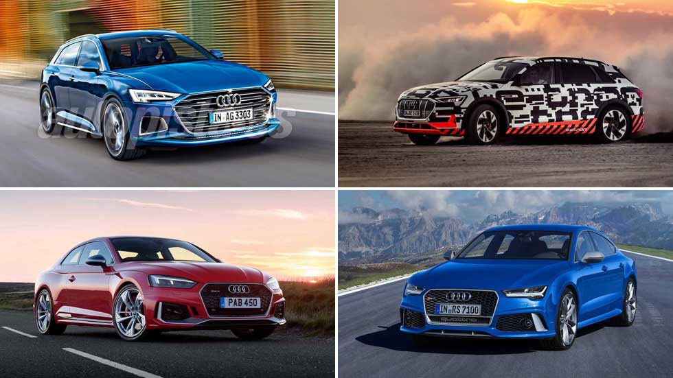 Ofensiva de Audi: 11 coches nuevos en 2019