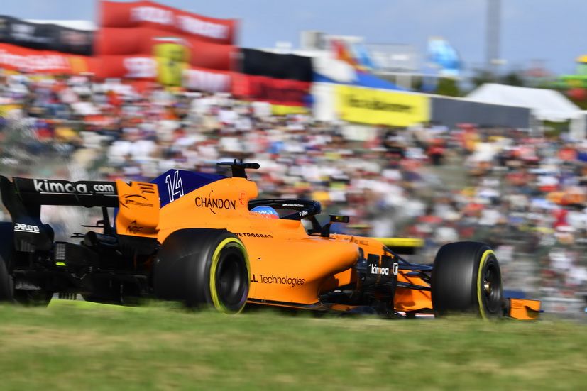 Fernando Alonso en su McLaren