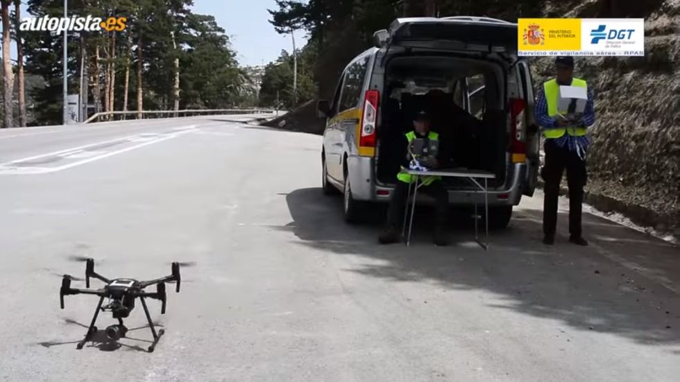 Los drones de la DGT empezarán a multar en 2019: cómo y cuándo