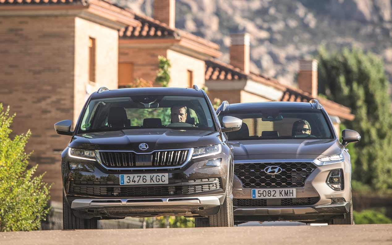 Comparativa SUV: Hyundai Santa Fe vs Skoda Kodiaq