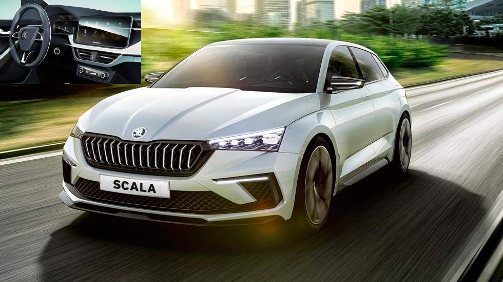 Skoda Scala 2019: más datos y fotos del interior del nuevo compacto
