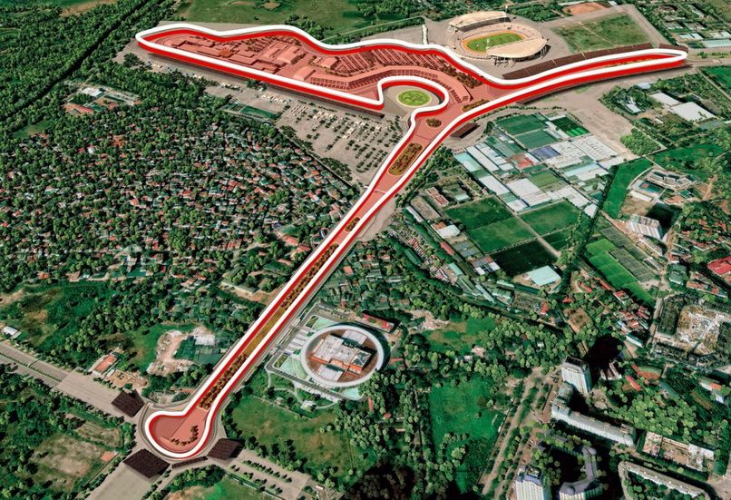 Plano del circuito de Hanoi