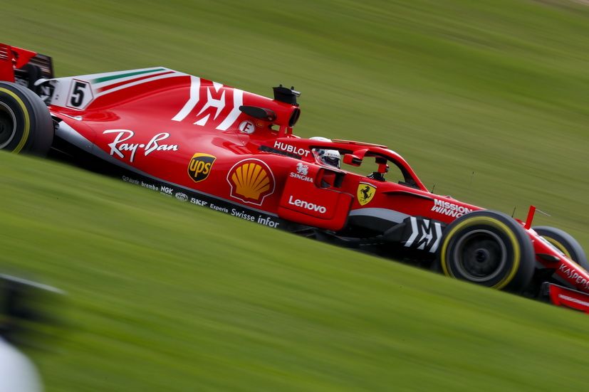 Sebastian Vettel en Interlagos