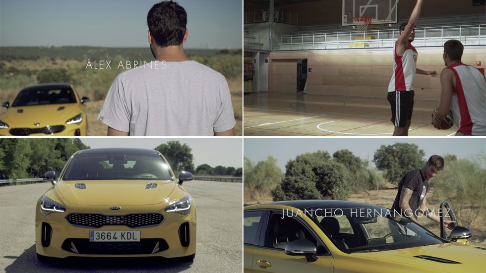 Kia Stinger GT, Abrines y Hernángomez: espíritu deportivo