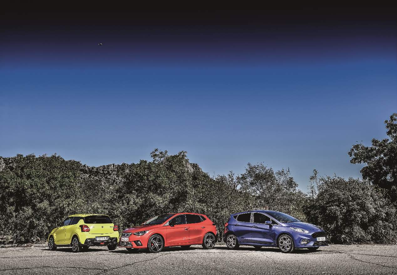 Comparativa: Ford Fiesta, Seat Ibiza y Suzuki Swift
