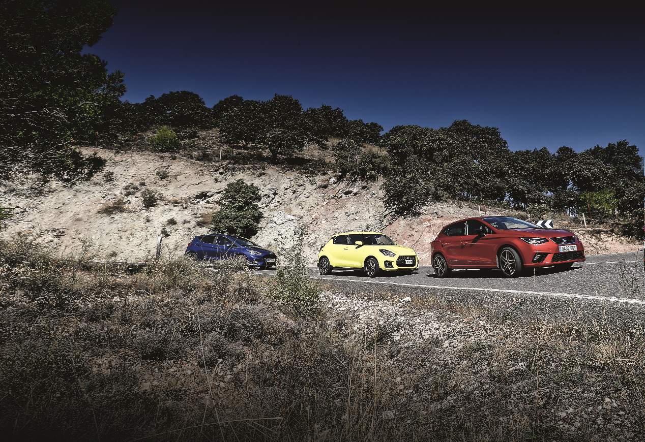 Comparativa: Ford Fiesta, Seat Ibiza y Suzuki Swift