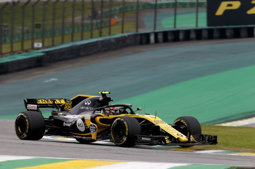 Carlos Sainz (Renault) en el pasado GP de Brasil