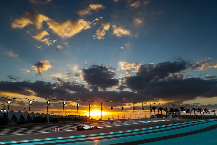 Vista general del circuito de Yas Marina