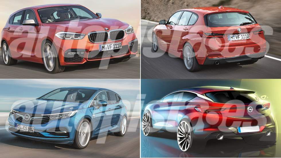 Opel Astra y BMW Serie 1: los nuevos compactos que vienen en 2019