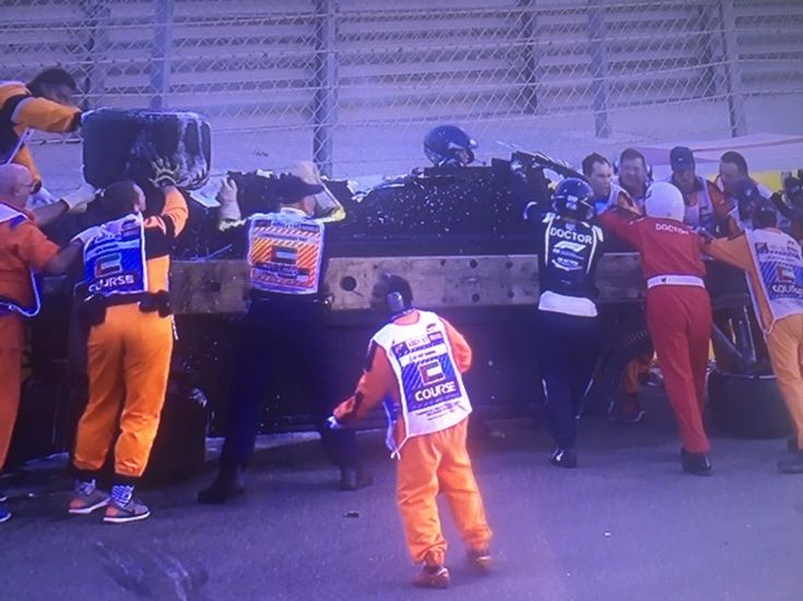 Nico Hulkenberg tras el accidente