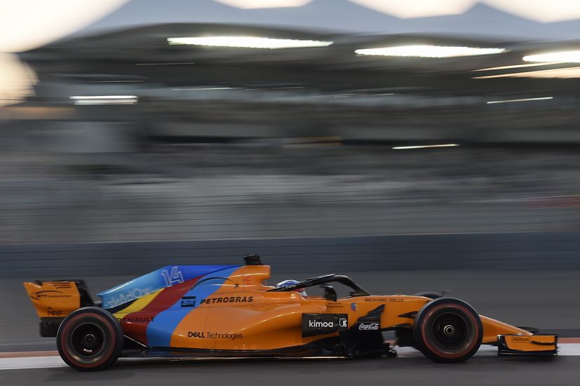 Fernando Alonso en su McLaren