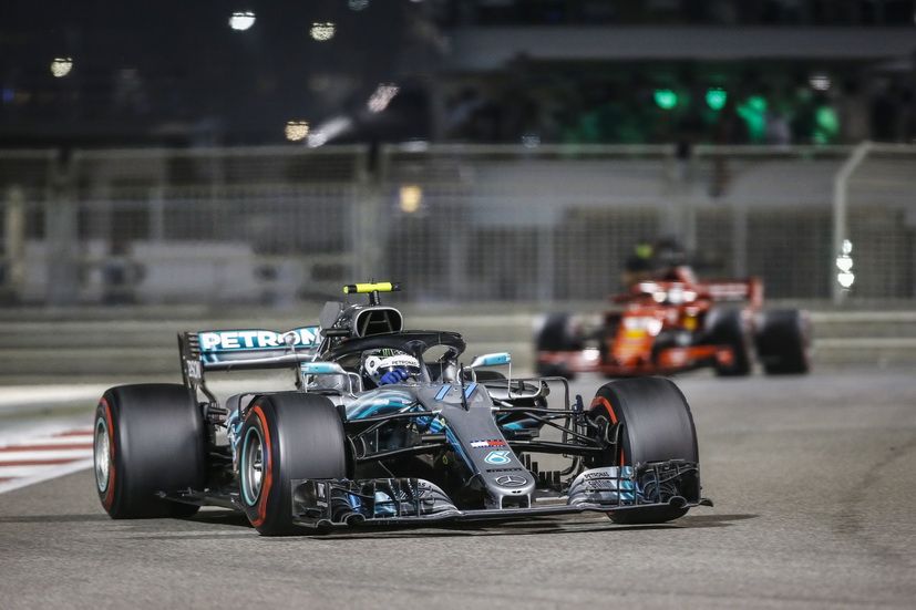 Valtteri Bottas (Mercedes) durante el pasado GP de Abu Dabi