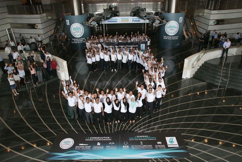 El hall de las torres Petronas, escenario de la celebración