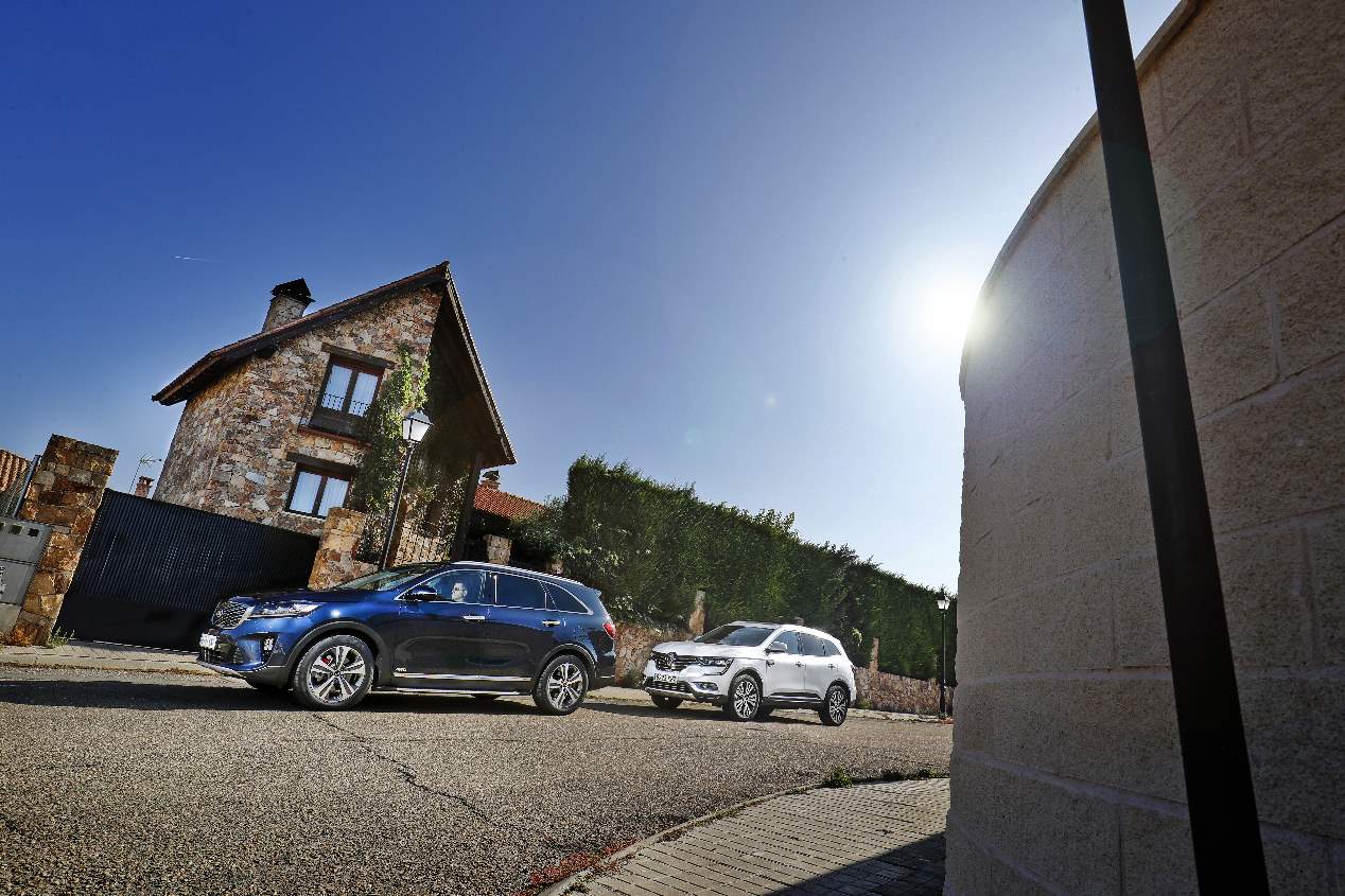 Comparativa SUV: Kia Sorento CRDi vs Renault Koleos dCi