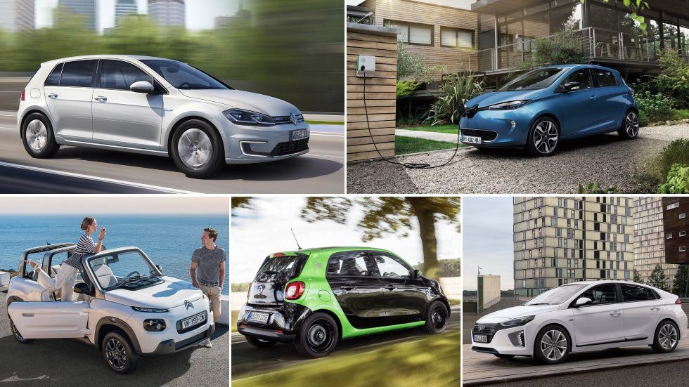 Los 10 coches eléctricos más baratos del mercado: del Smart al VW e-Golf