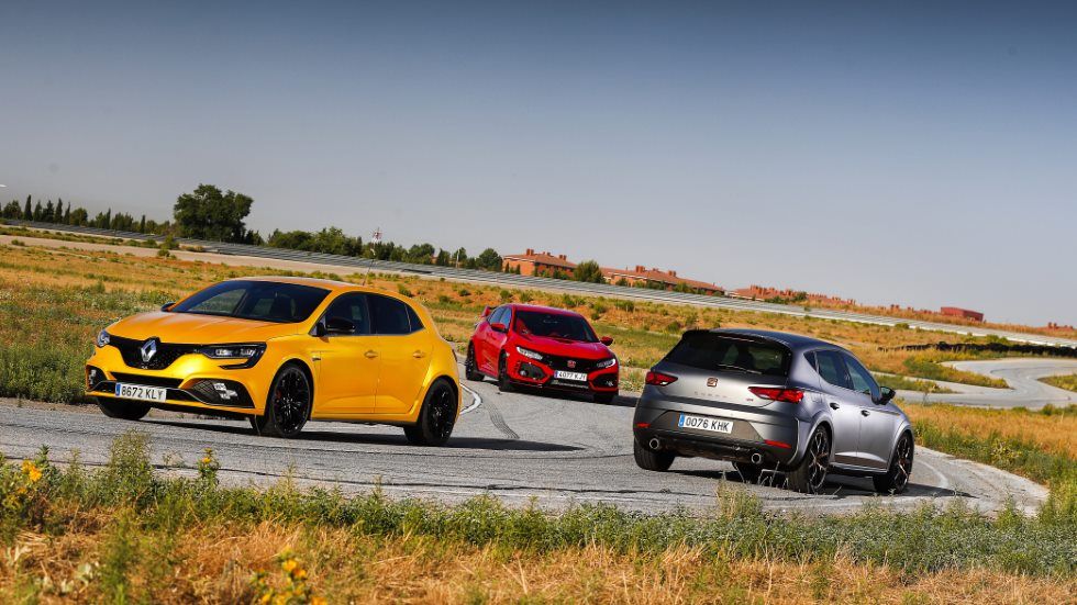 Honda Civic Type R, Seat León Cupra R y Renault Mégane RS Cup: los tres mejores GTI
