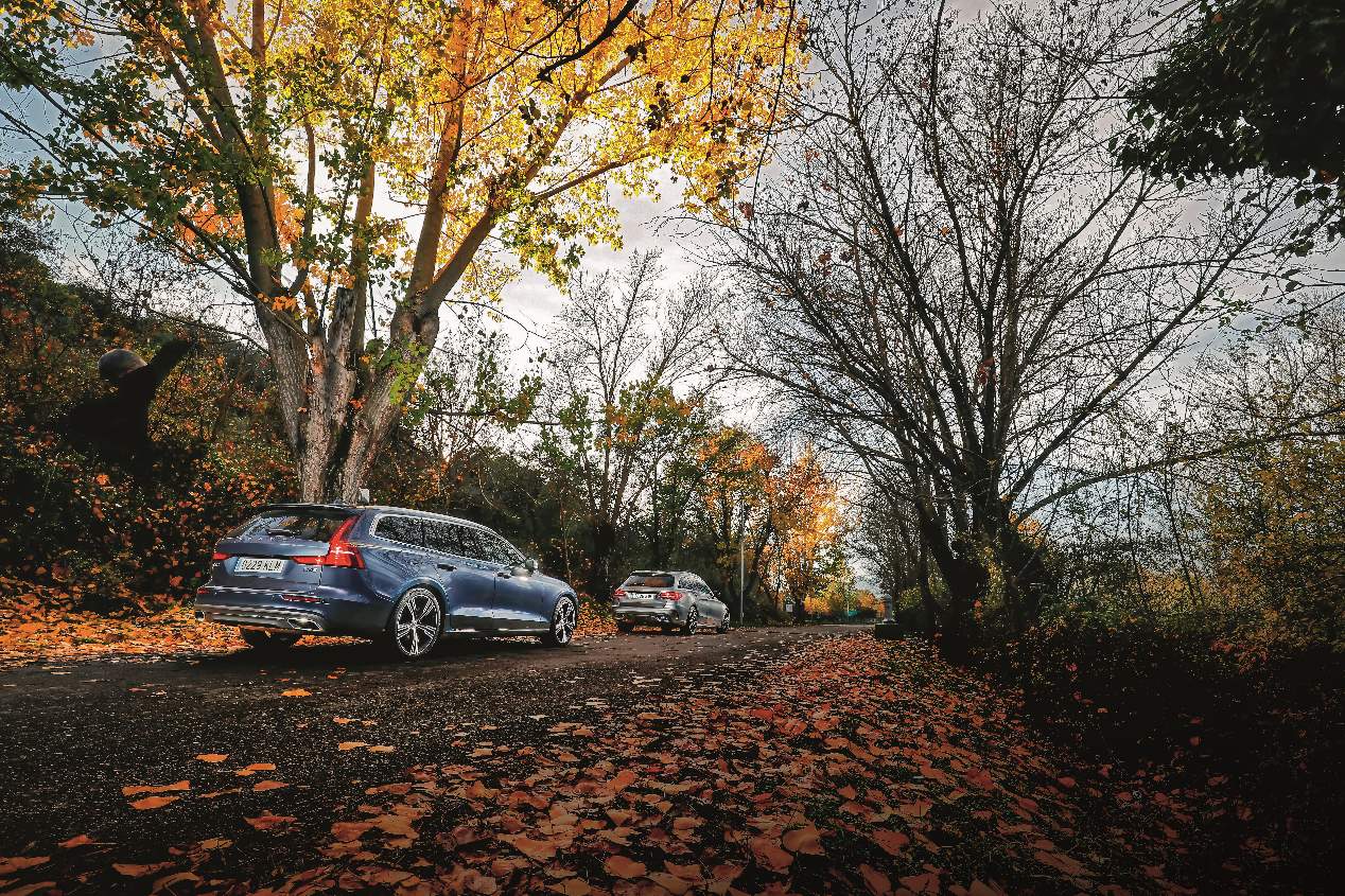Comparativa: Mercedes Clase C familiar vs Volvo V60