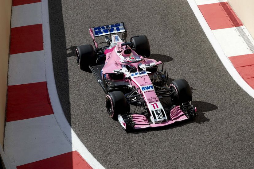 Checo Pérez en el Racing Point Force India