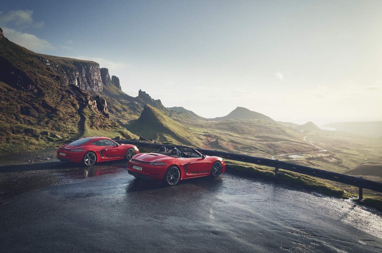 Los Porsche 718 T Boxster y Cayman 2019, en imágenes