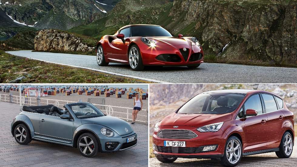 Coches que nos dejarán en 2019: Ford C-Max, VW Beetle y Alfa 4C