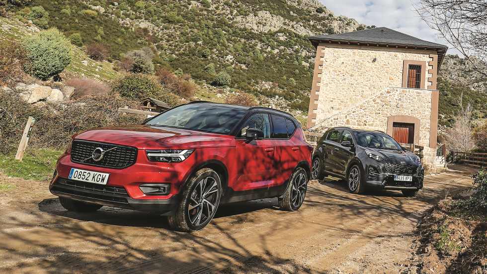 Kia Sportage 2.0 Mild Hybrid vs Volvo XC40 D4: ¿qué nuevo SUV es mejor?