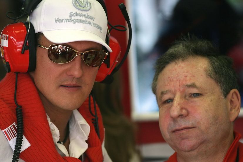 Schumacher y Todt en 2007