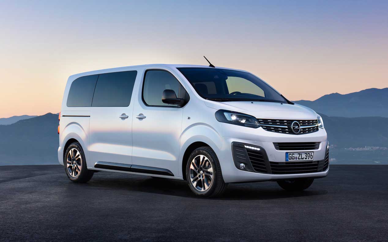 Opel Zafira Life, hasta 9 pasajeros en tres tamaños