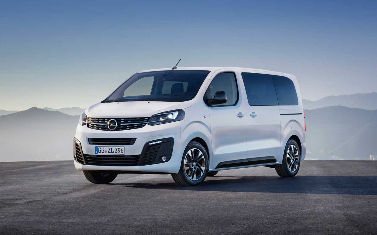Opel Zafira Life, hasta 9 pasajeros en tres tamaños
