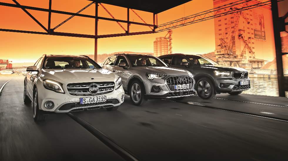 Audi Q3, Mercedes GLA y Volvo XC40: ¿qué SUV premium es mejor?