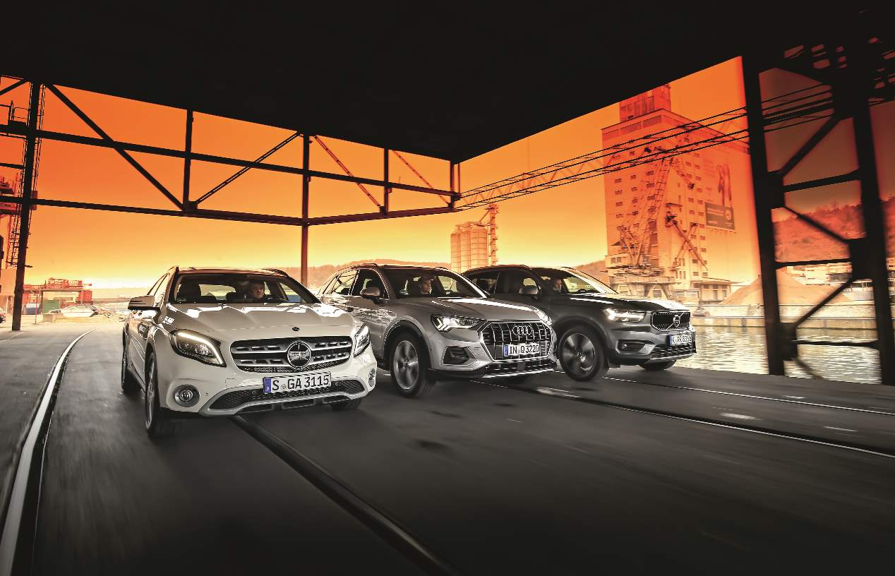 Comparativa SUV: Audi Q3, Mercedes GLA y Volvo XC40