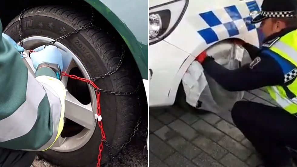 Cómo poner las cadenas: así lo explica la DGT (VÍDEOS)