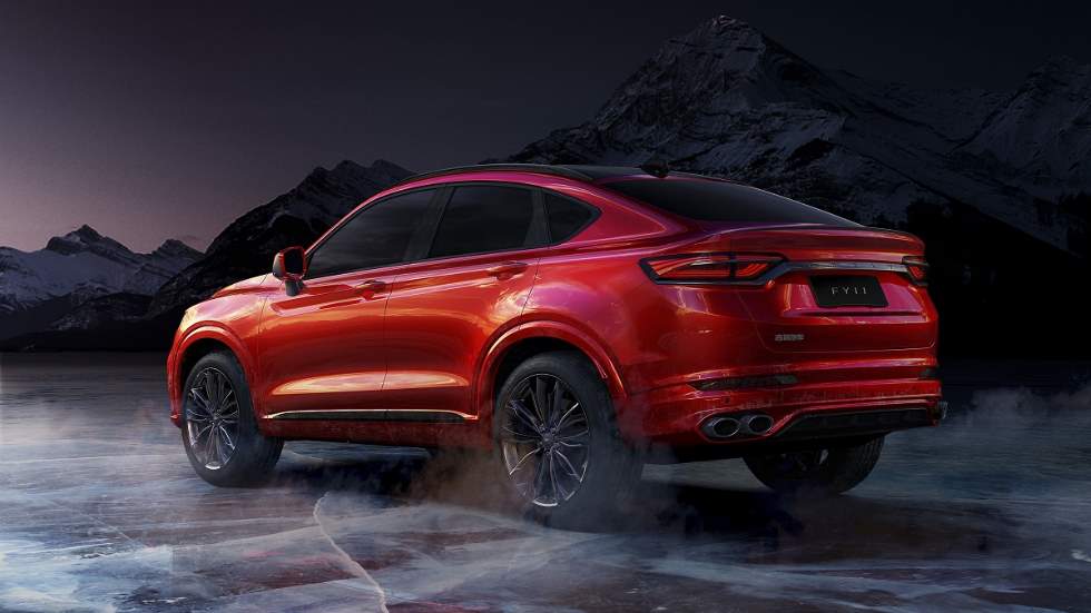 Geely FY11: nuevo SUV coupé chino con diseño de BMW X4 y ADN de Volvo